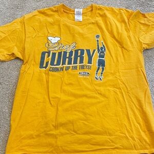 Gildan Yellow Chef Curry Graphic Tee